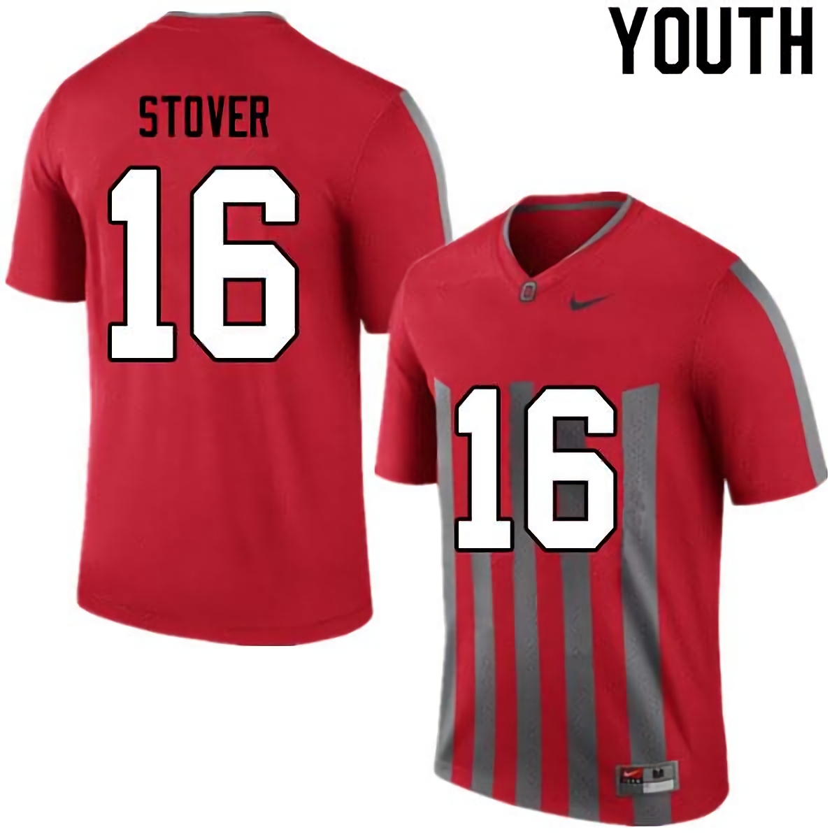 Cade Stover Ohio State Buckeyes Youth NCAA #16 Nike Retro College Stitched Football Jersey KEP1456MG